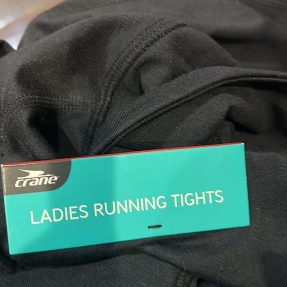 NWT - Crane ladies crop Capri length running tights workout leggings size small - Picture 5 of 8